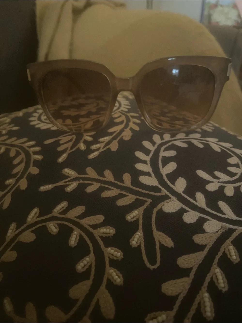 Jones New York Women's Transparent Taupe Sunglasses